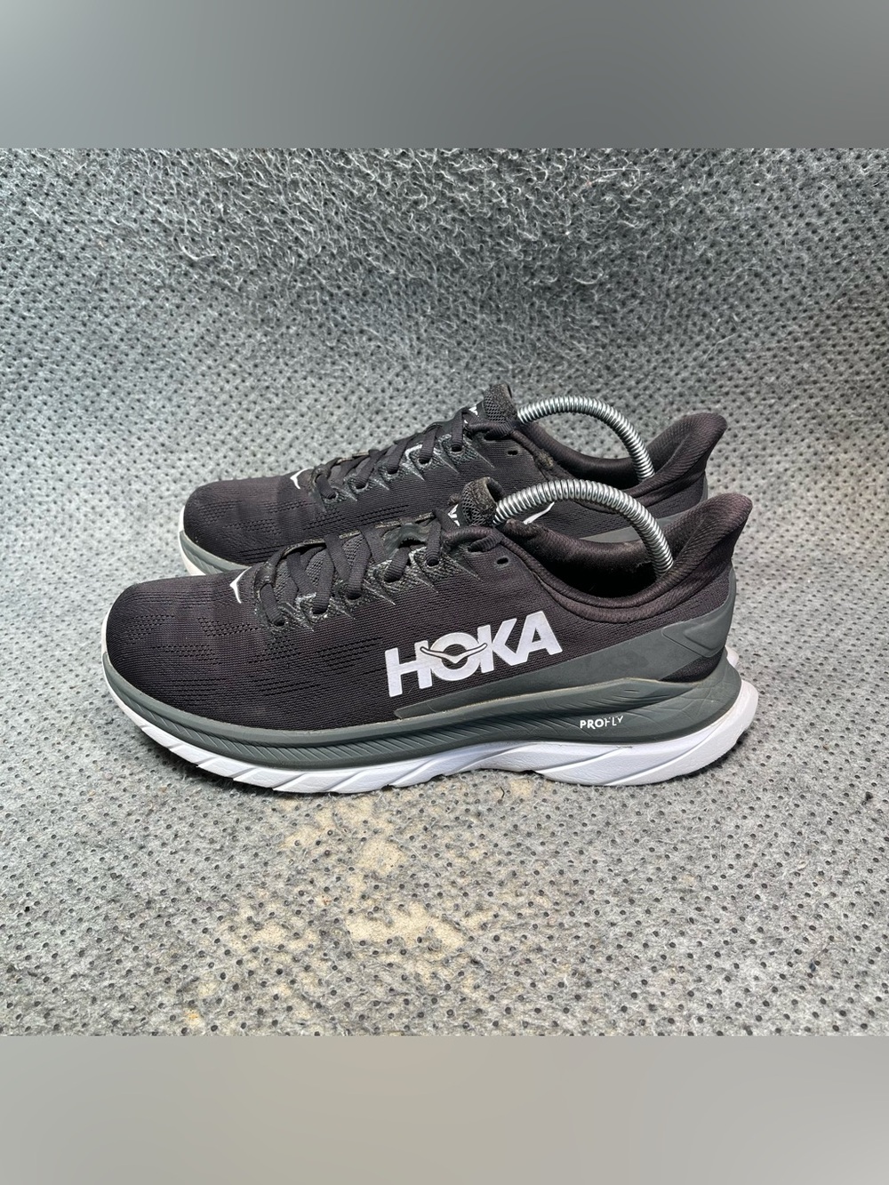 Hoka One One Mach 4 Black Running Shoes Size 10 Women’s.